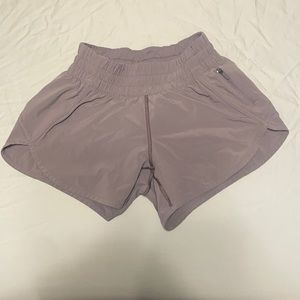 Purple lululemon shorts